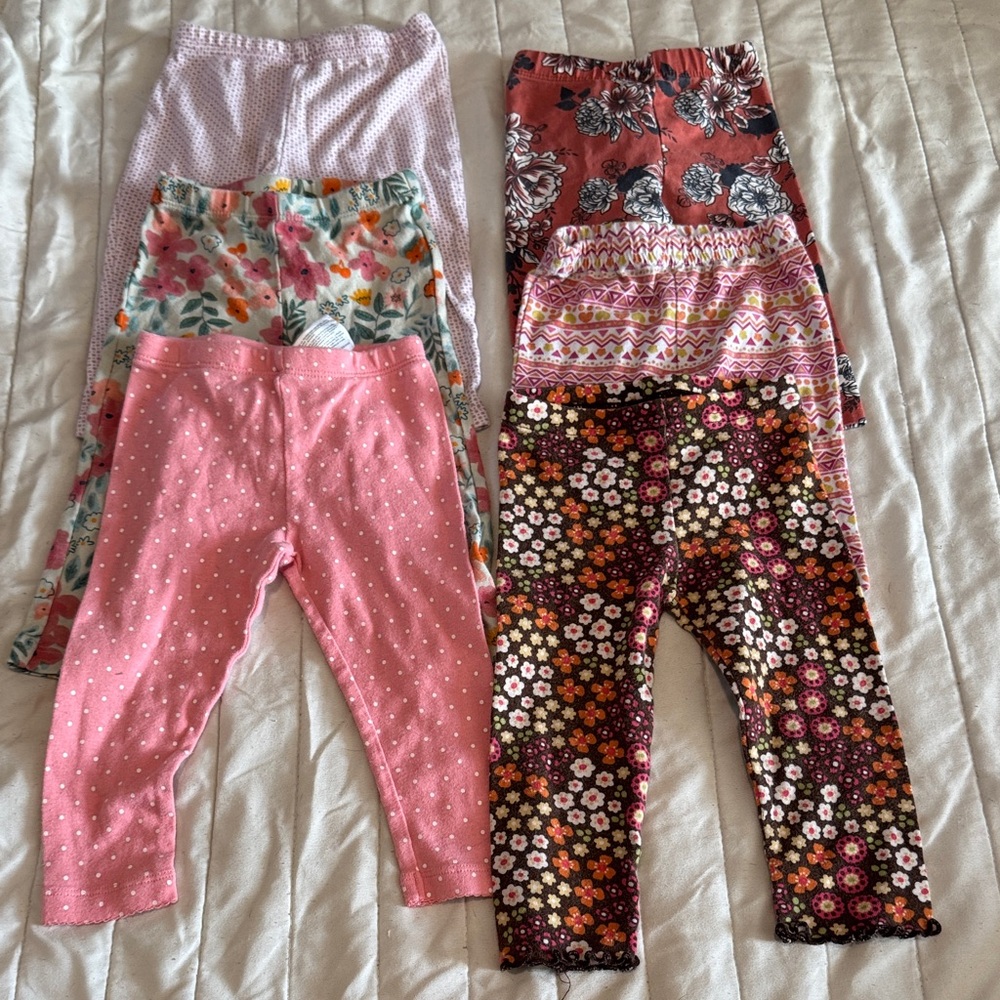 Colorful Baby Leggings Set